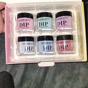 Dip Powder Set - Pink, Blue, Silver, Purple